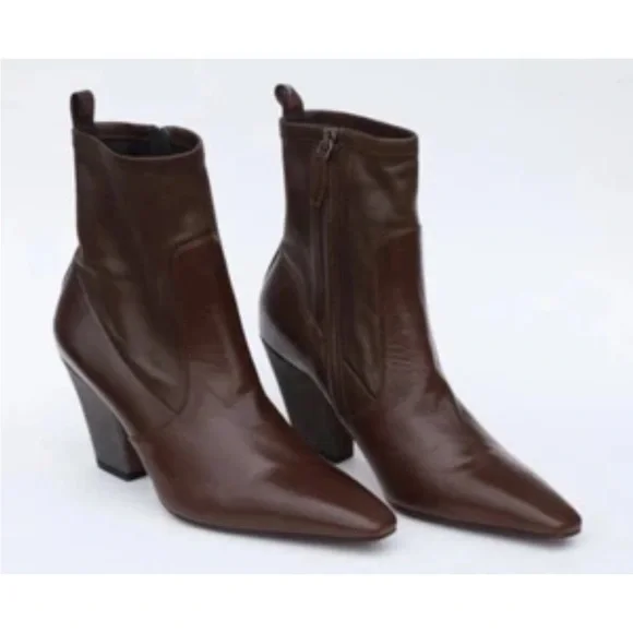 Brunello Cuccinelli Brown Leather Boots - Picture 10 of 13
